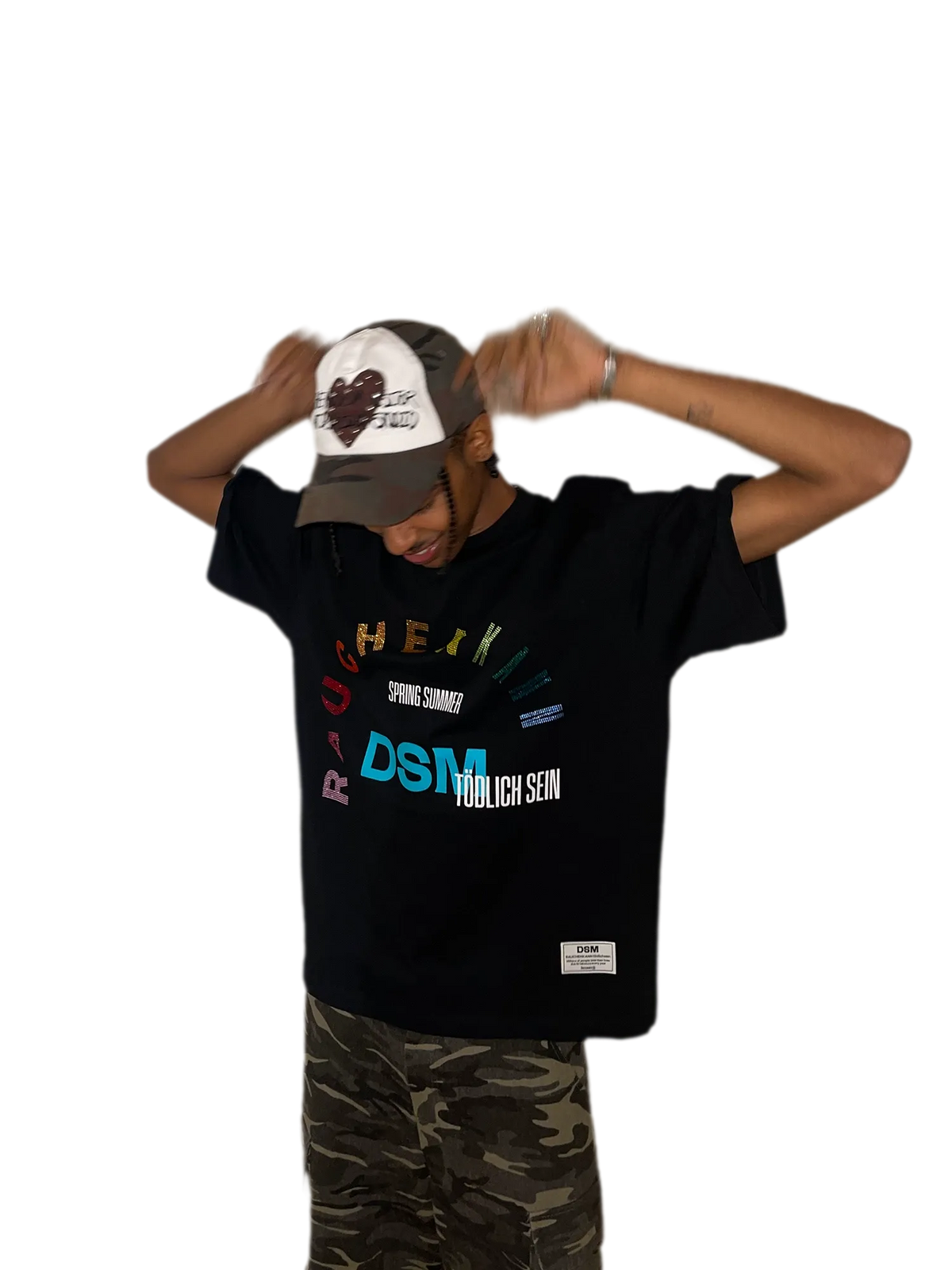 'DSM' Lettering T-Shirt