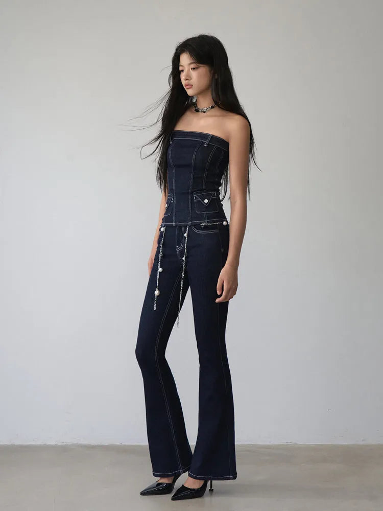 Original Color Slim Bootcut Jeans