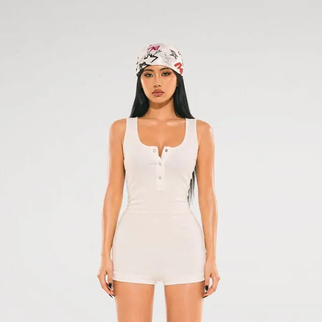 24ANS x UWA Sequin Embroidered Romper