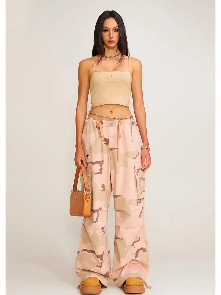 Compass Retro Camo Para Pants Desert Camouflage