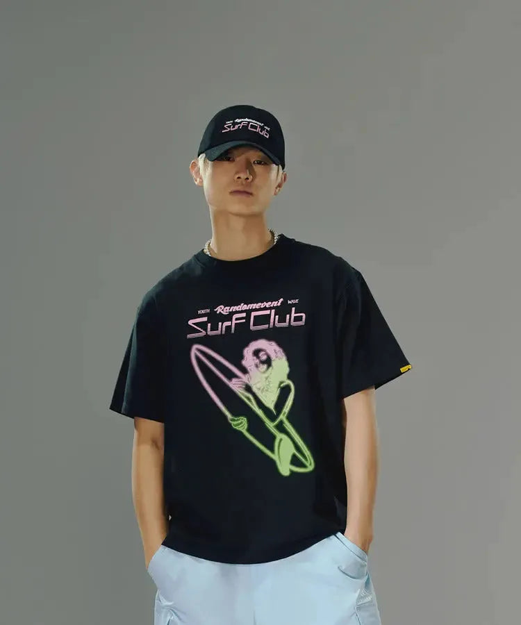 Colorful Print Crew Neck T-Shirt