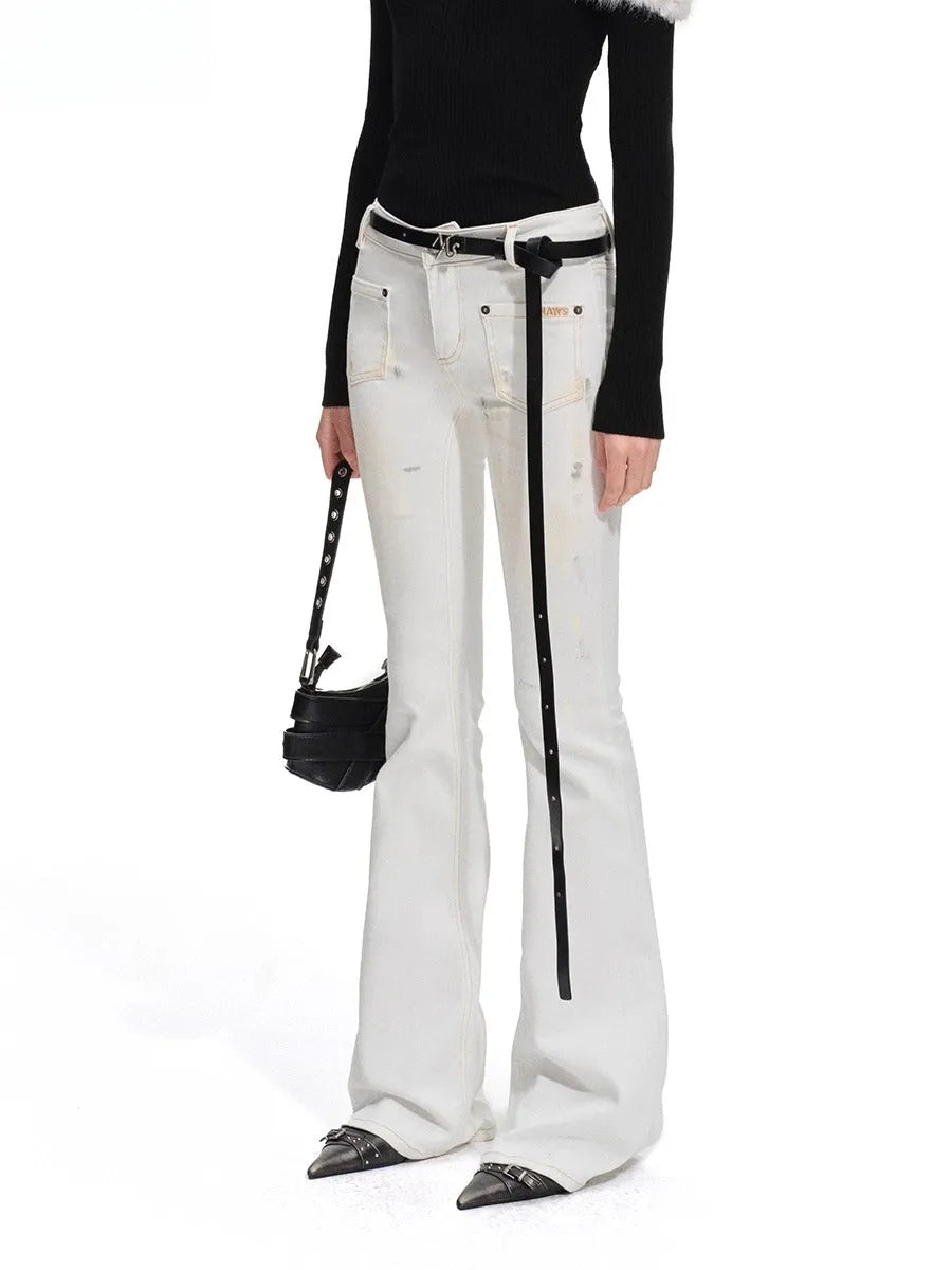 Polar Contour Leather Belt