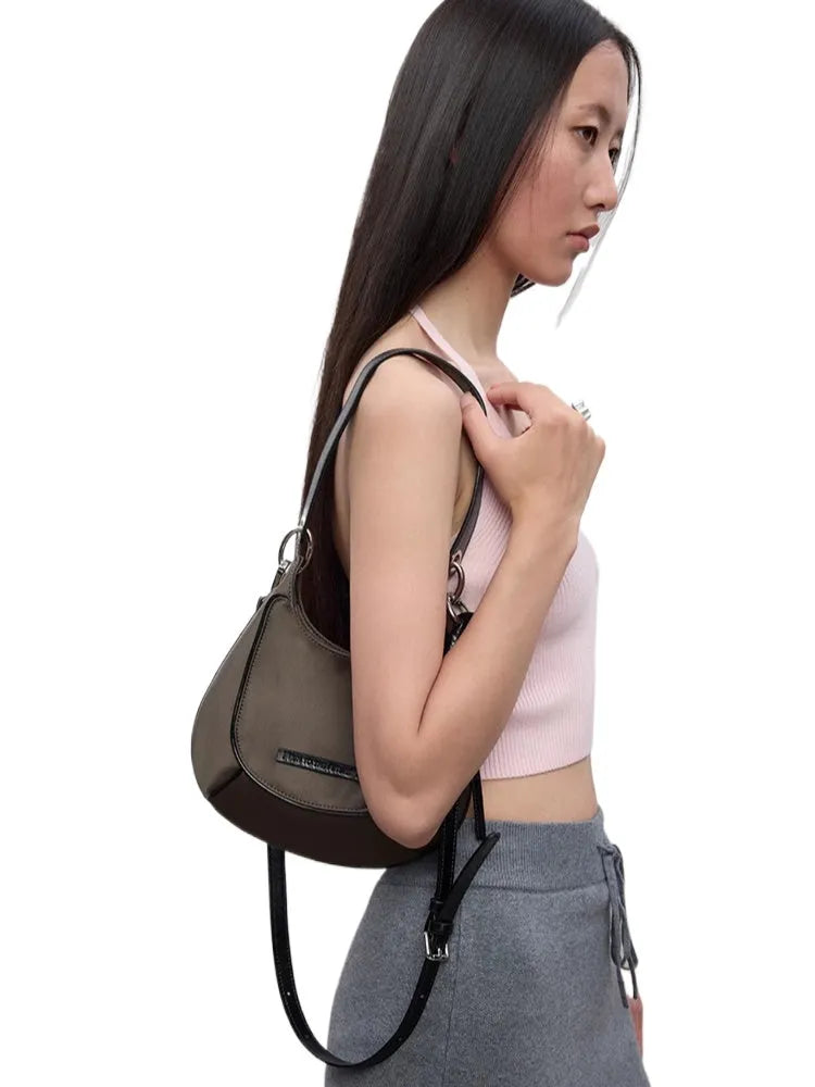 Silk Single-Shoulder Saddle Bag