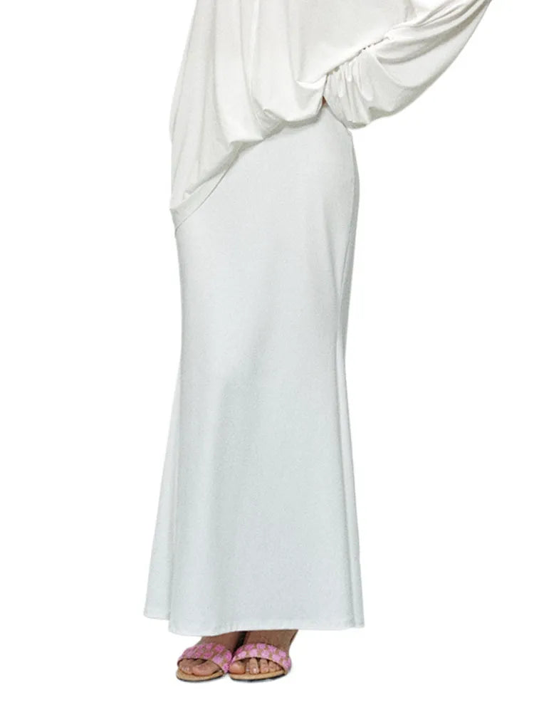 Draping Knit Mermaid Bodycon Skirt