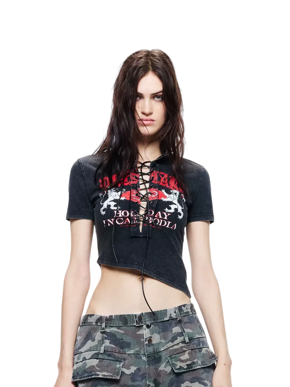 Punk Grunge Washed T-shirt