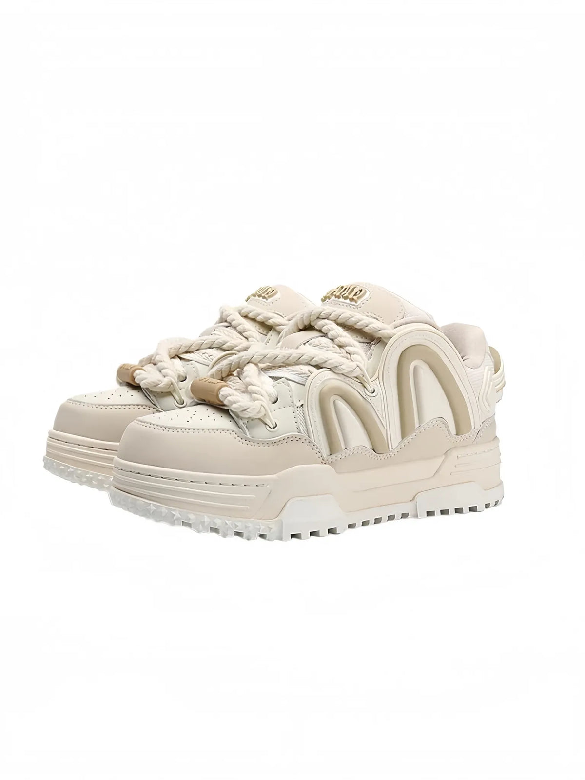 Off-white Chunky Casual Sneakers