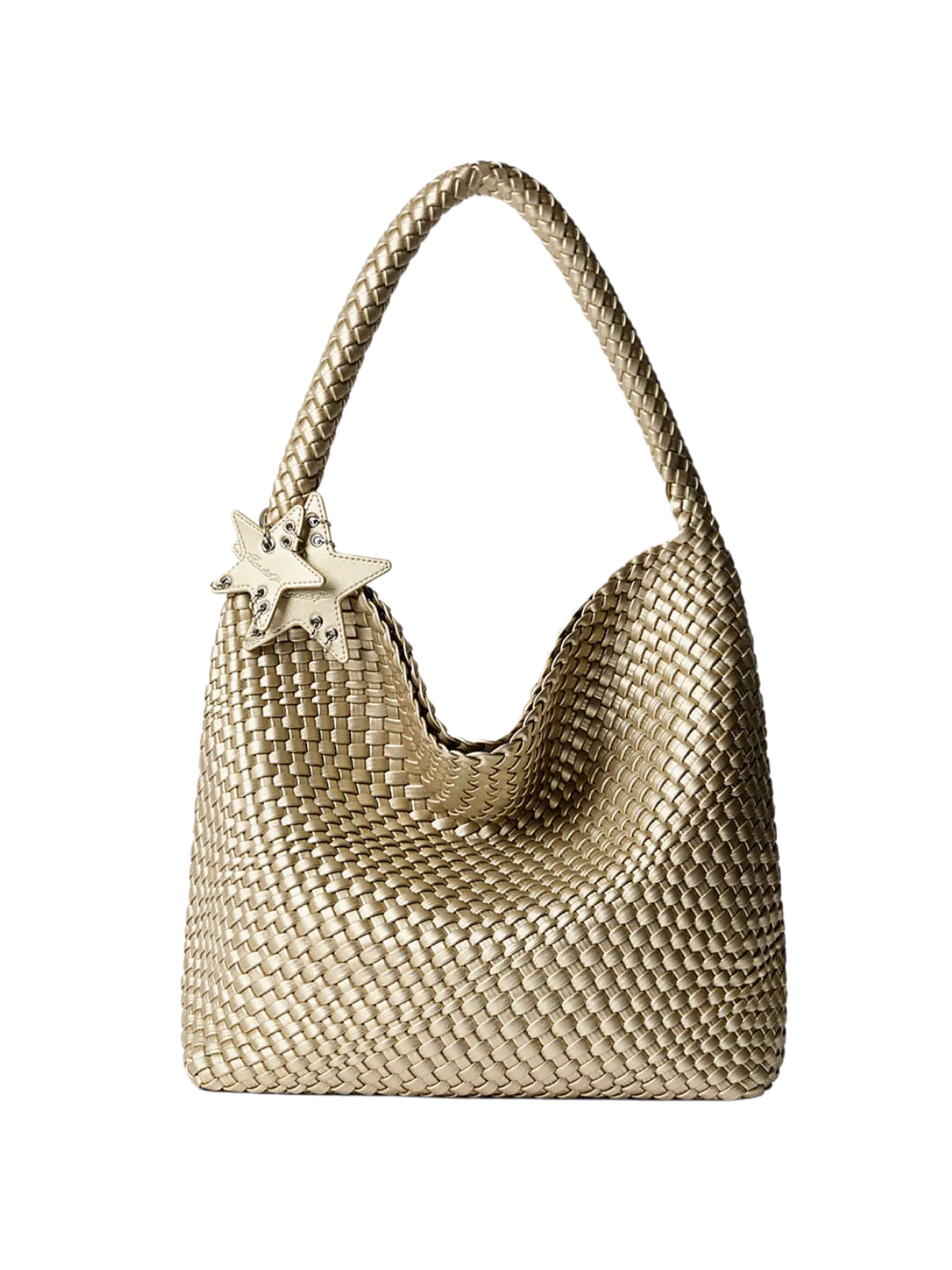 Large Woven Hobo Tote Shoulder Bag