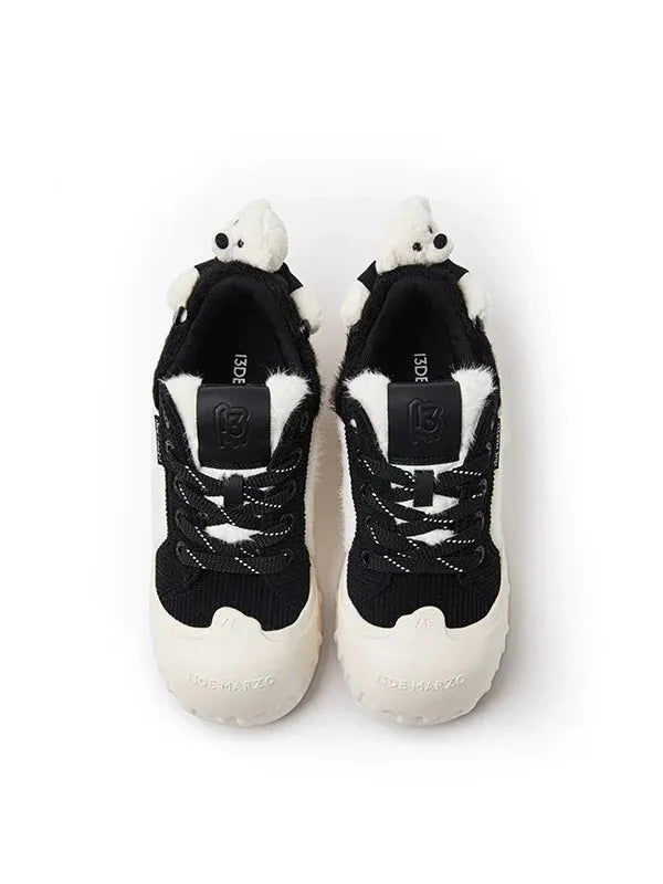 Fur Bear Deconstructed Sneakers