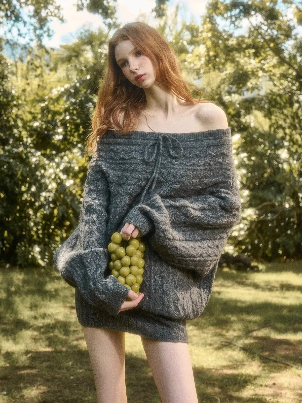 Little Deer Wool Cloud Knit Sweater & Skirt/Shorts Set