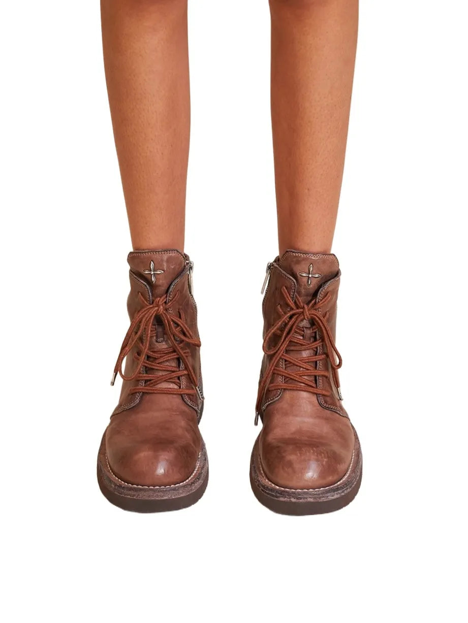 RAGE Origin Goodyear Horsehide Moto Boots