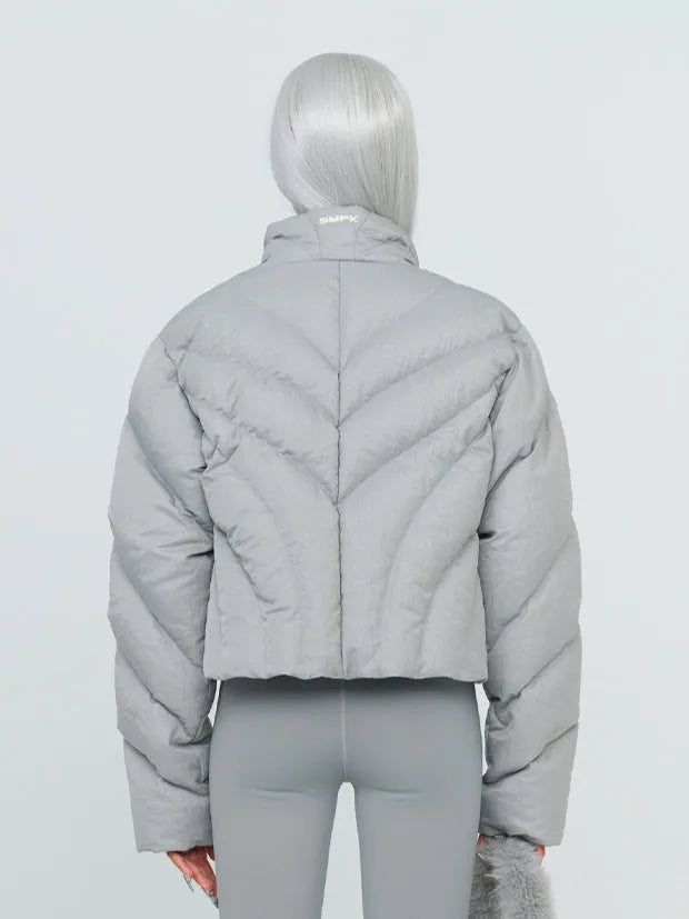 Black & Gray Hurricane Down Jacket