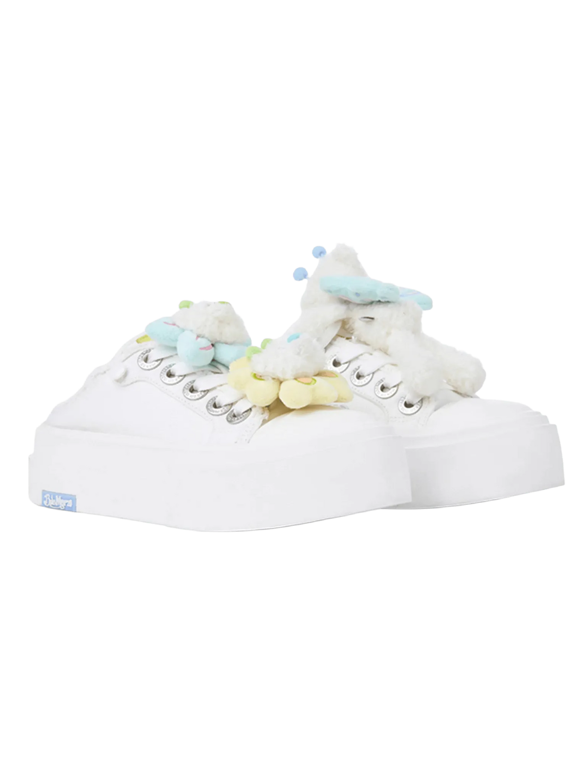 Bear Canvas Mule Slip-On Shoes