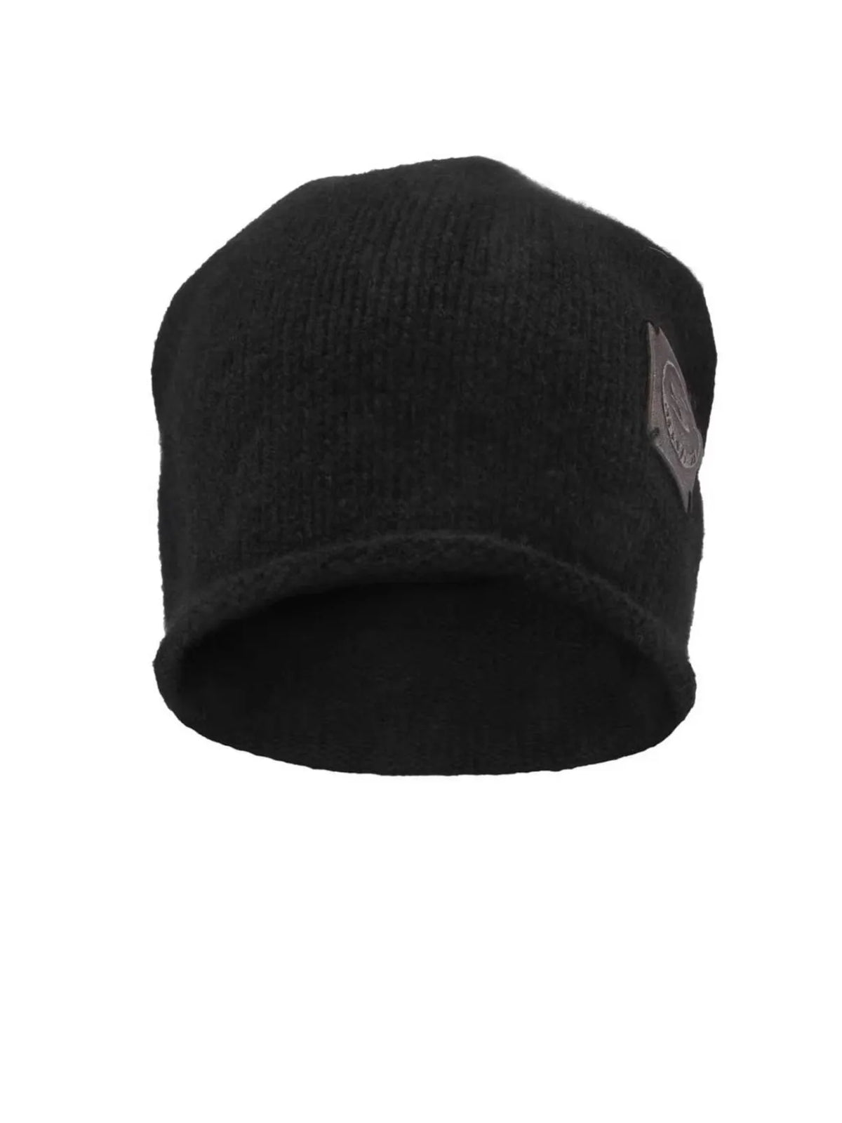 Rolled-Edge Single-Layer Wool Beanie