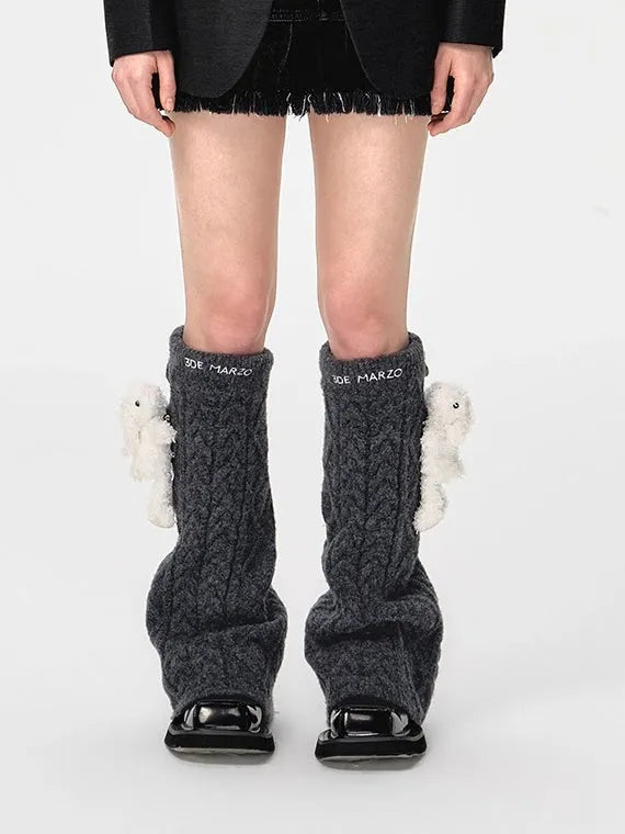 Knit Leg Warmer Socks