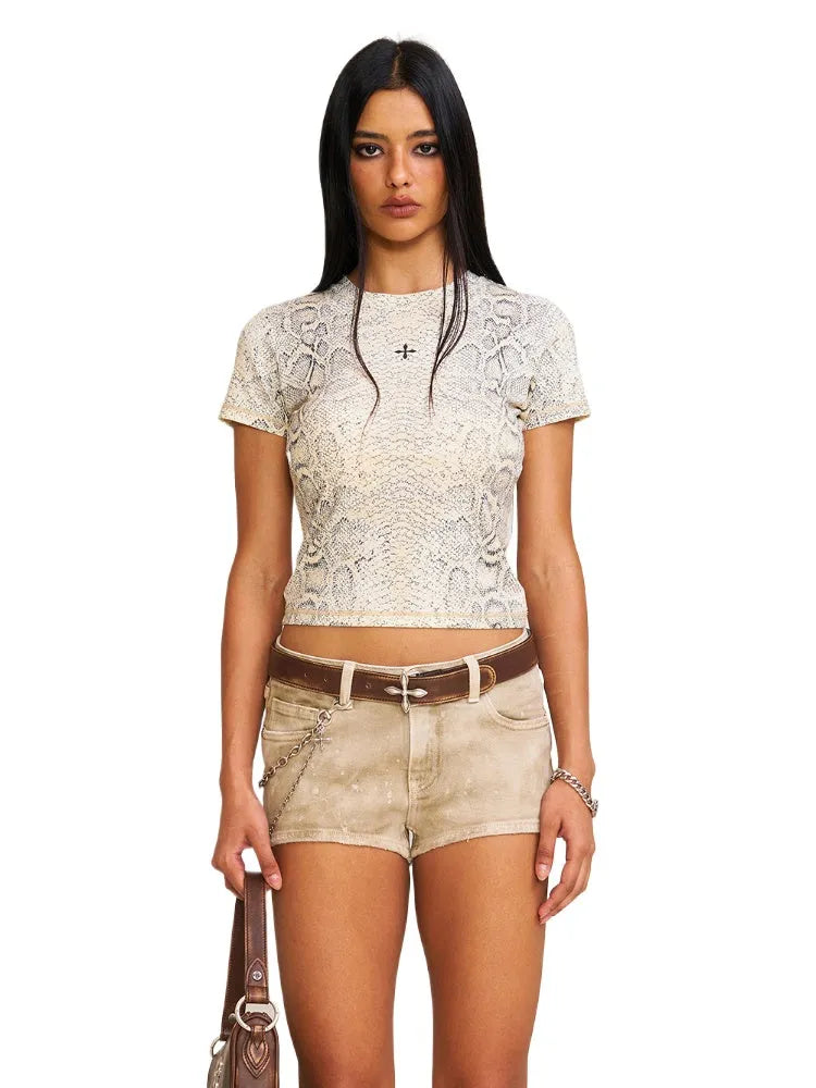 Compass Stamp Body Tee Mirage Cobra