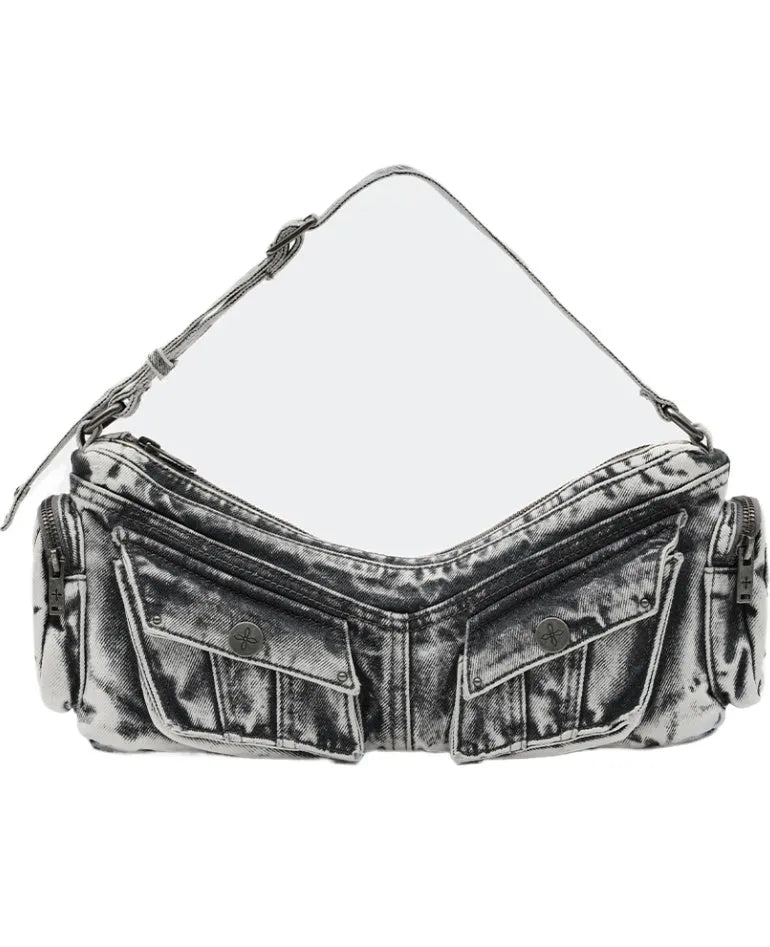 Compass Hips Denim Short Bag