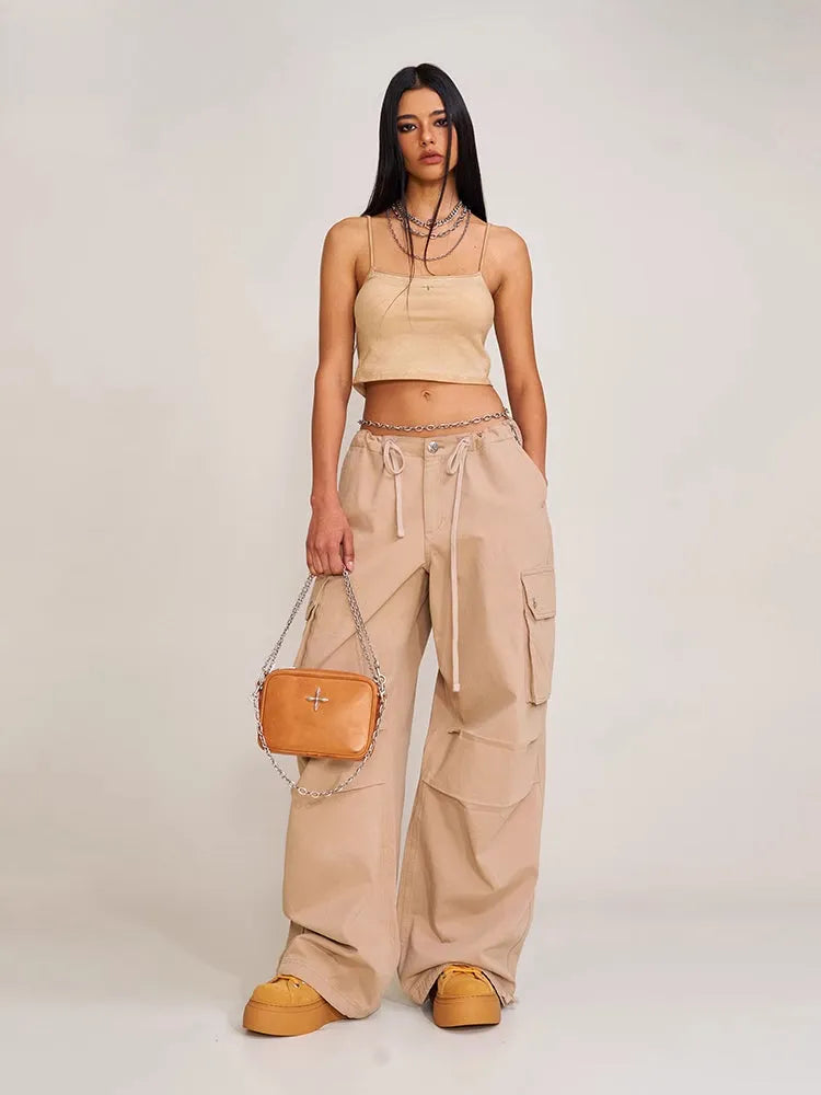 Compass Retro Para Pants Sand