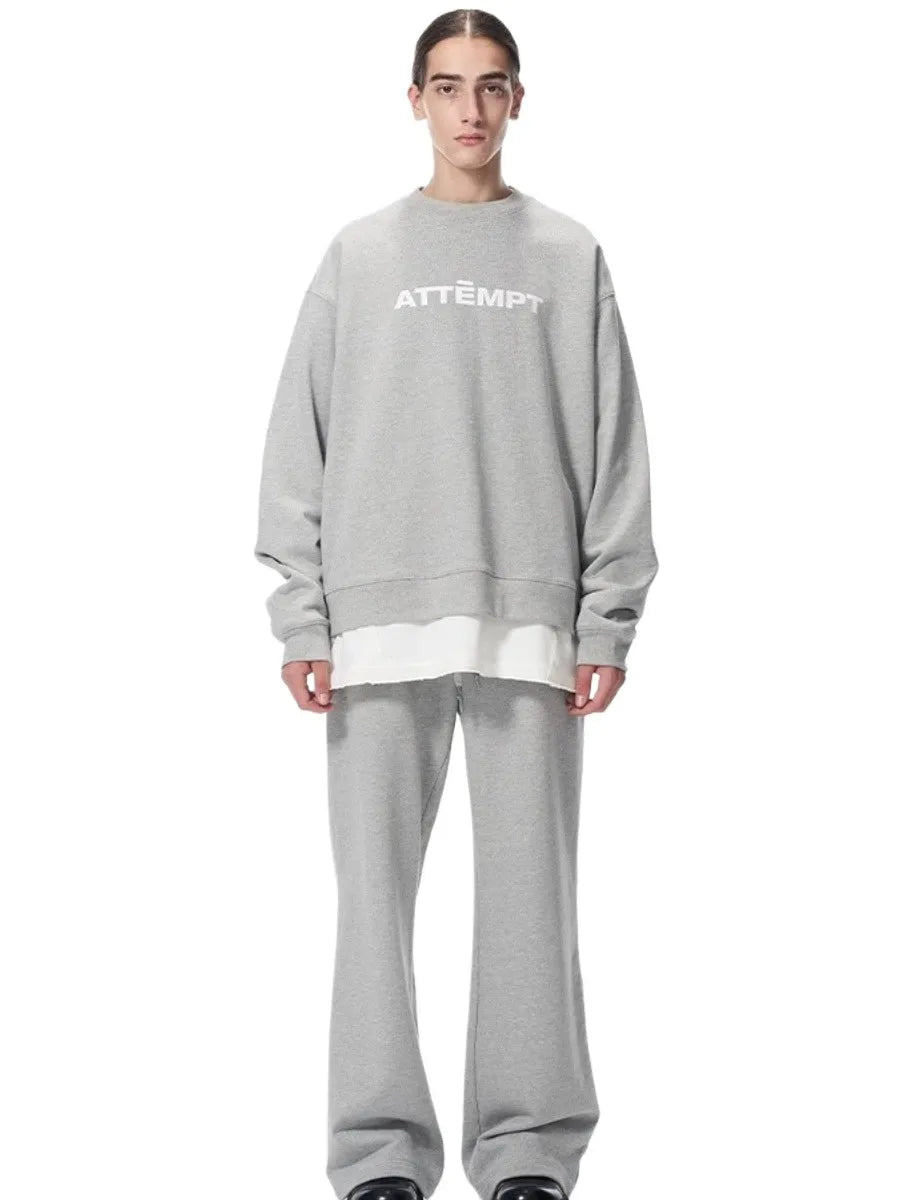 Essential Logo Sweatshirt & Hoodie & Sweatpants Set