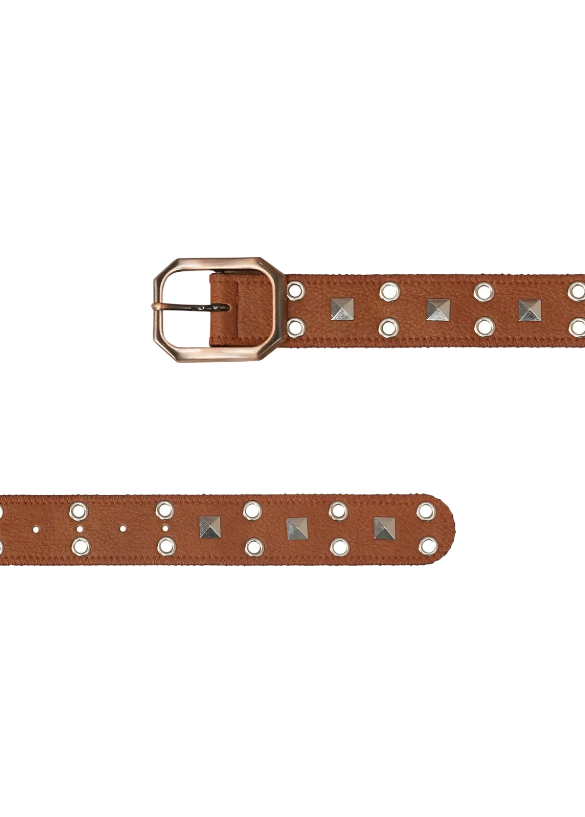 The NeverMore Vintage Studded Leather Belt