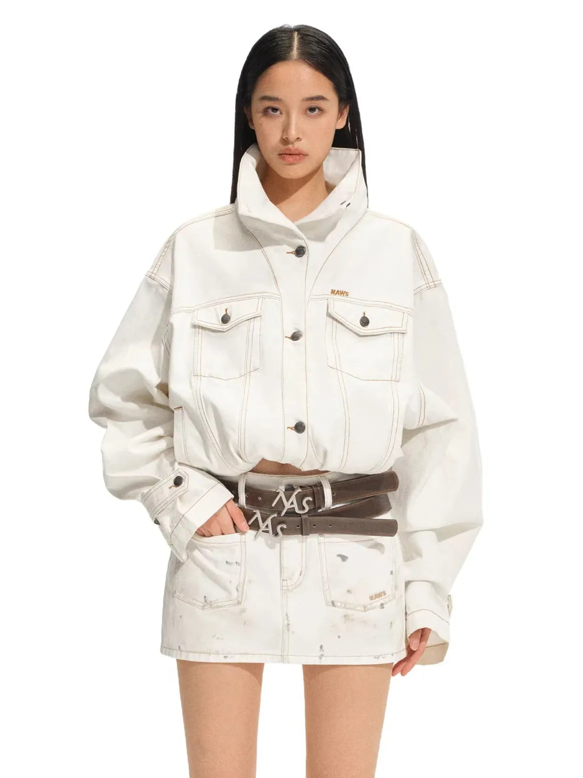 Equestrian Relaxed Denim Jacket