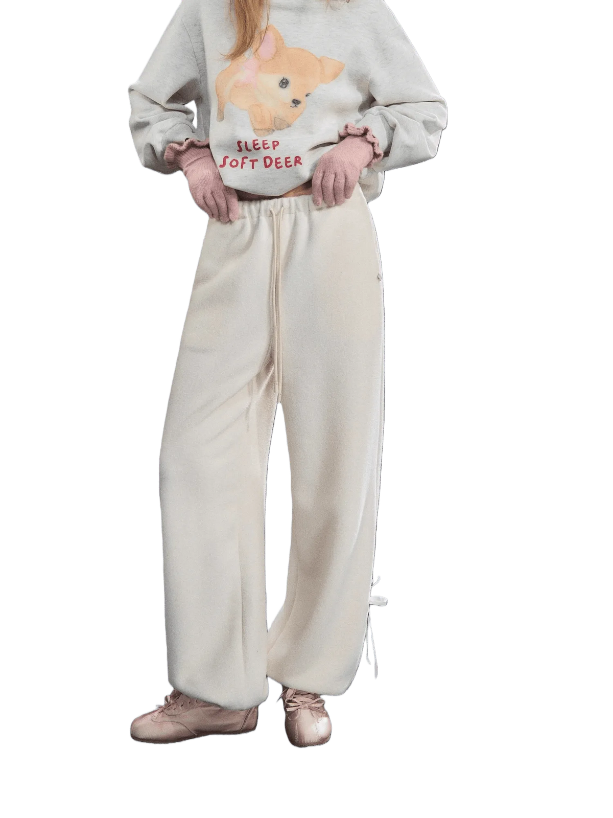 Velvety Jogger Lantern Pants