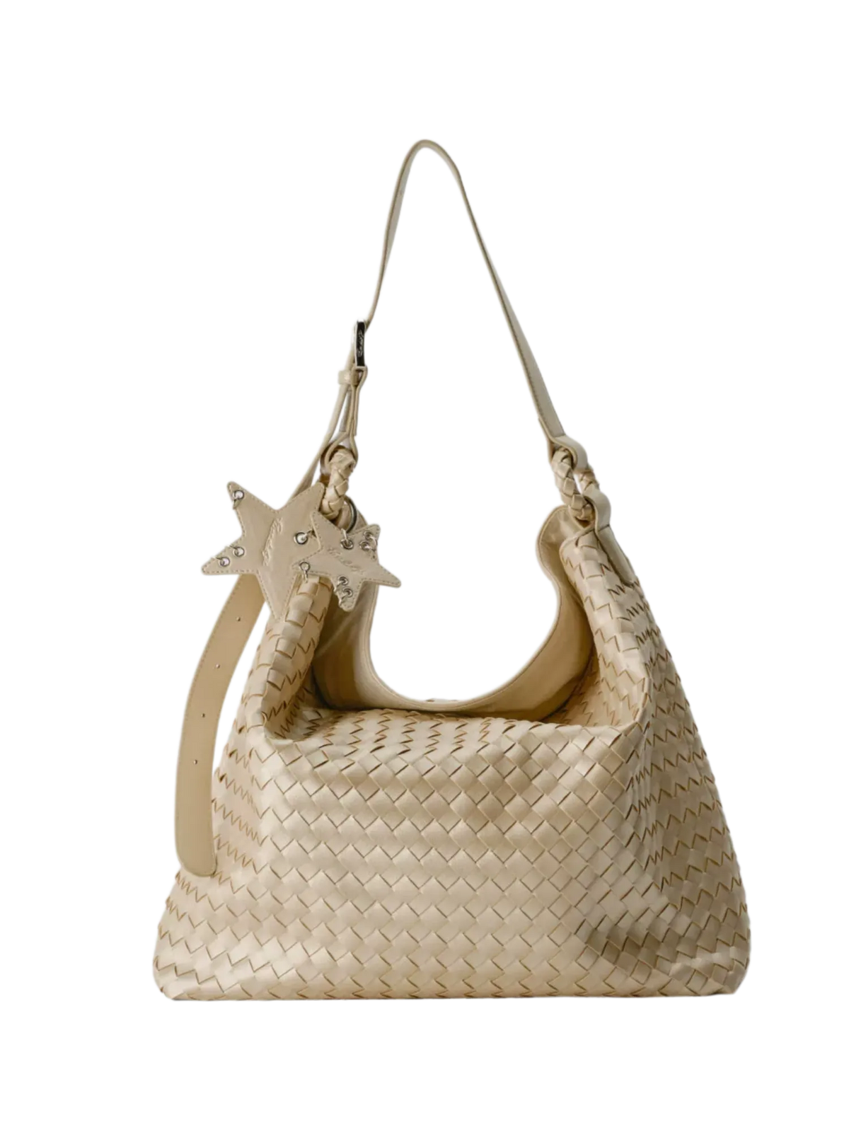 Woven Hobo Tote Shoulder Bag