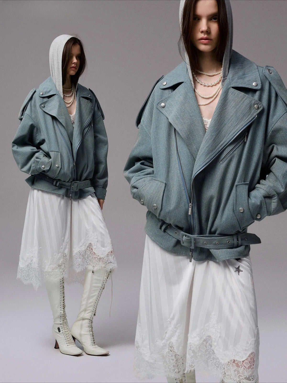 Washed Vintage Denim Jacket