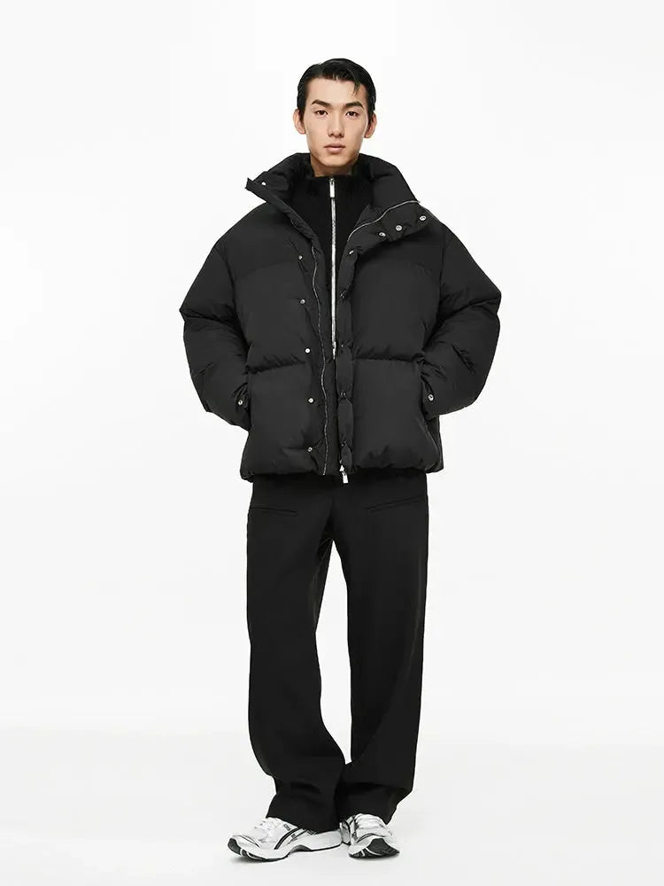 Black Foldable Down Jacket