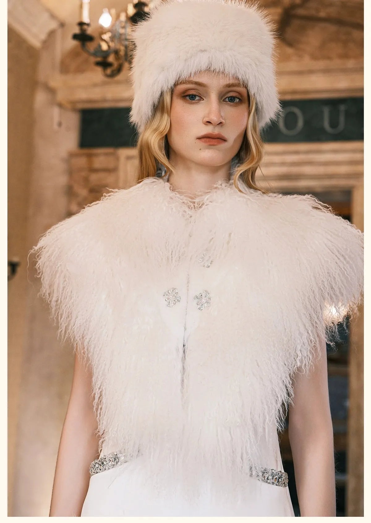 Vela Shearling & Rex Rabbit Reversible Fur Vest