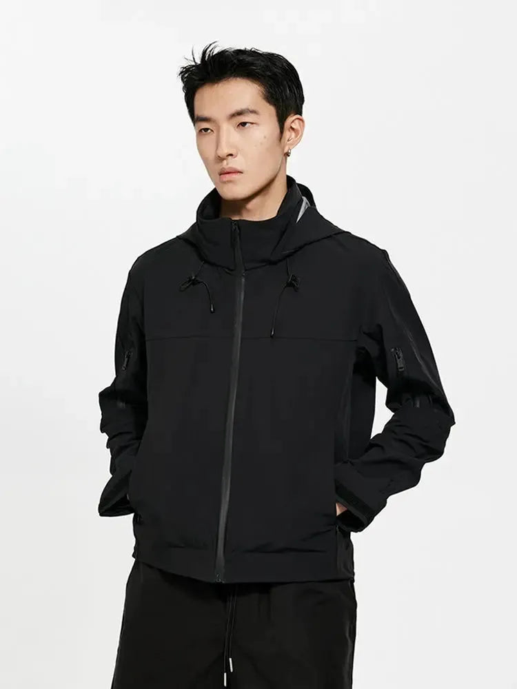 Seam-Sealed Hooded Rain Jacket