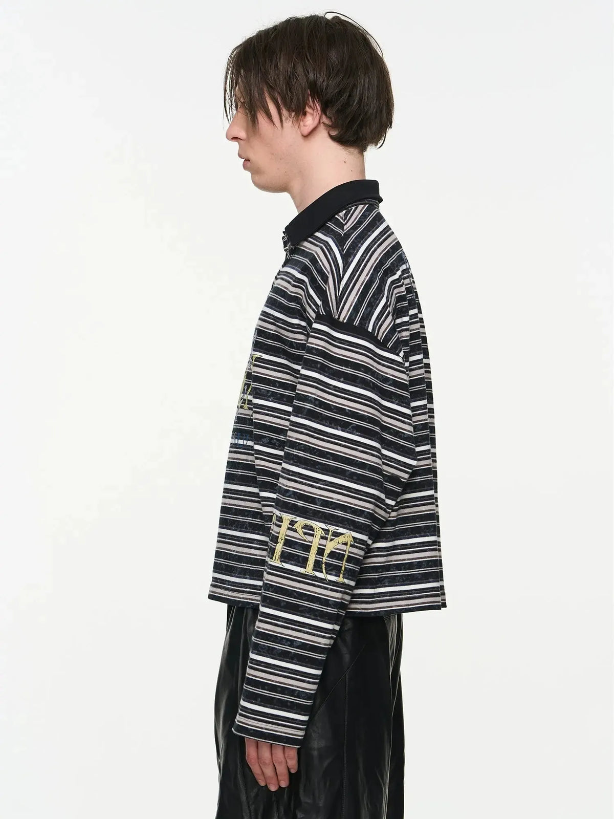 Washed Stripe Polo Shirt