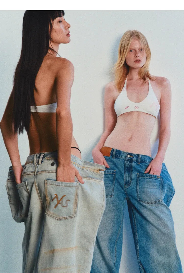 Washed Reversed - Pocket Jeans