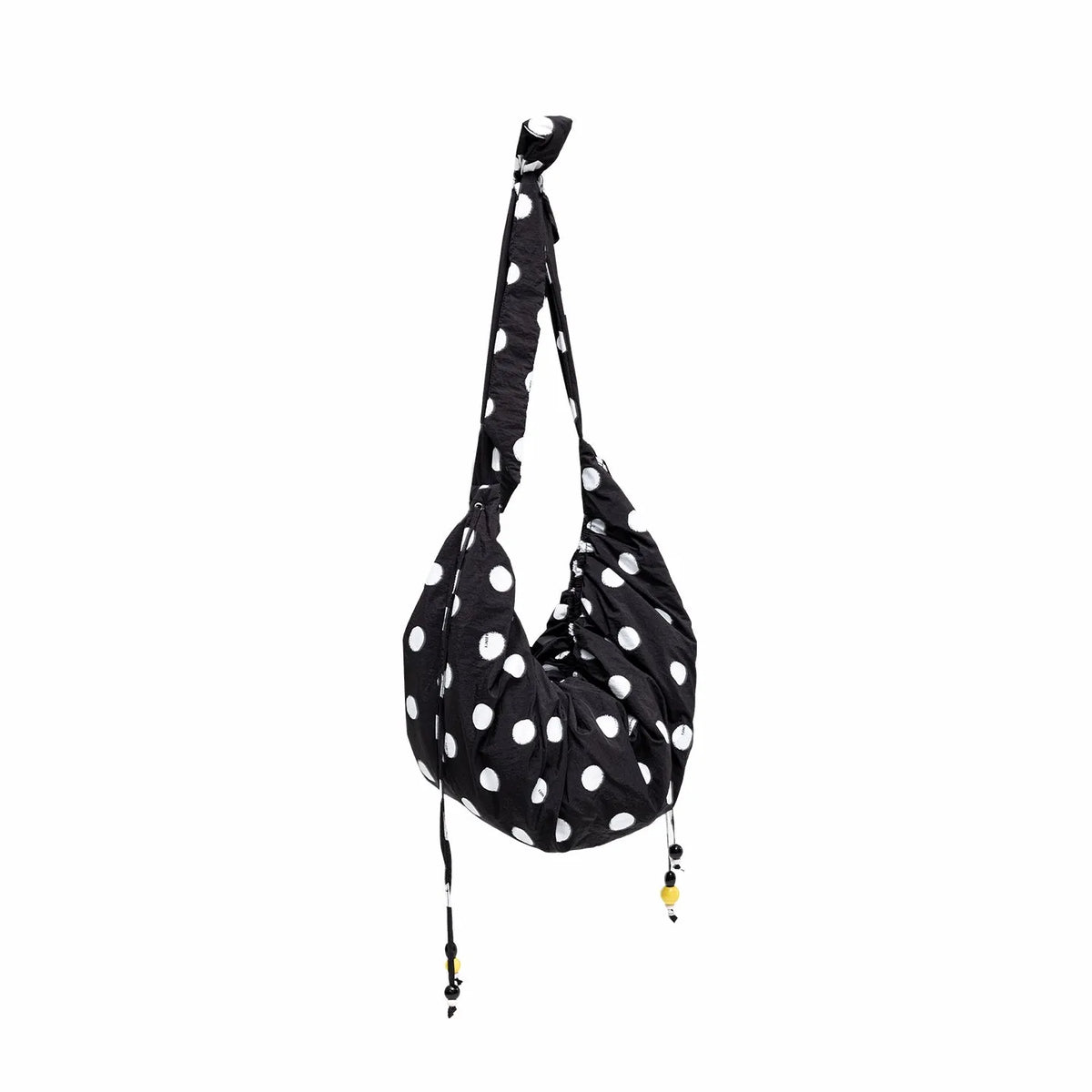 Polka Dot Adjustable Strap Hobo Bag