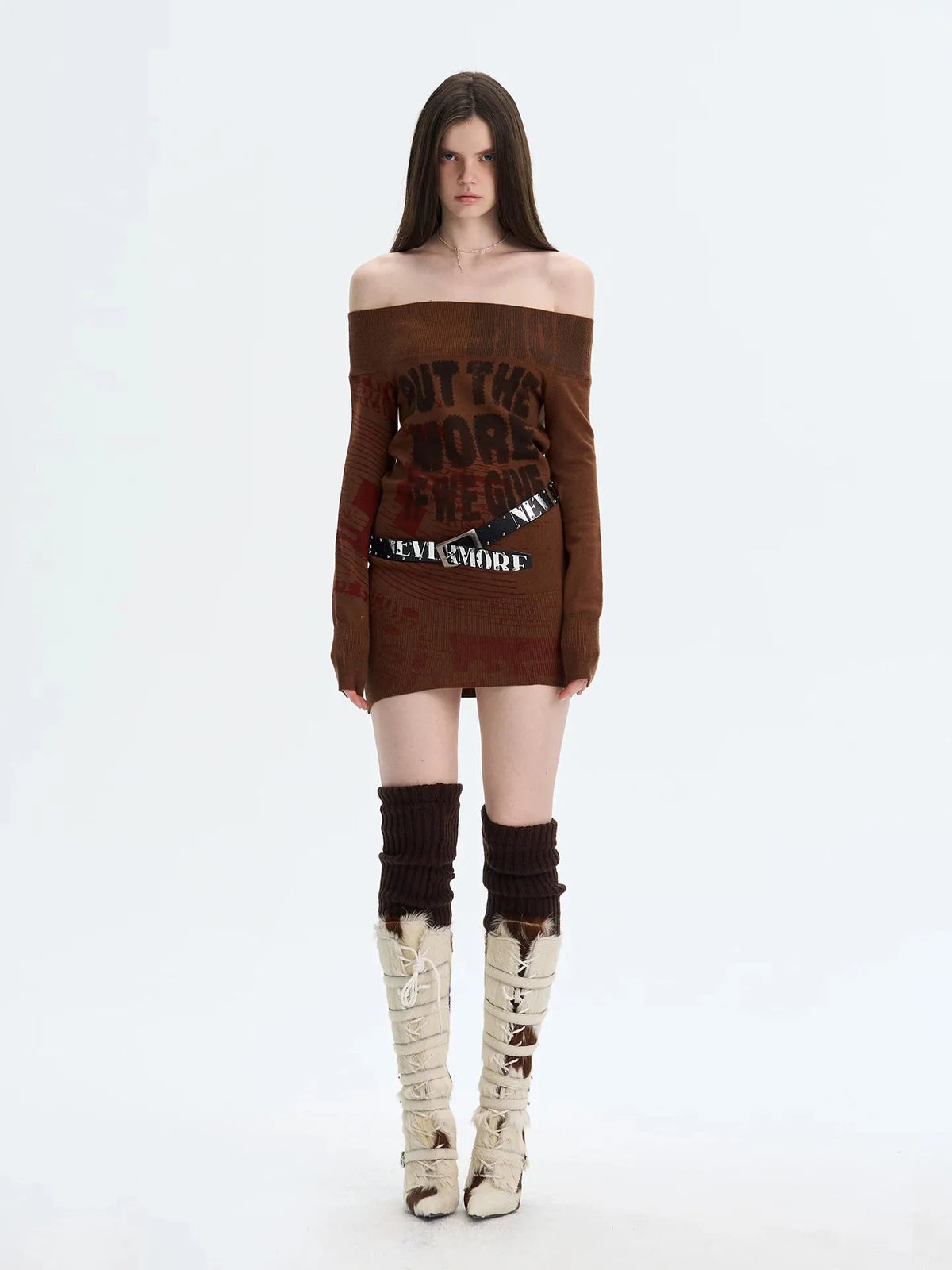 Vintage Punk Studded PU Leather Belt