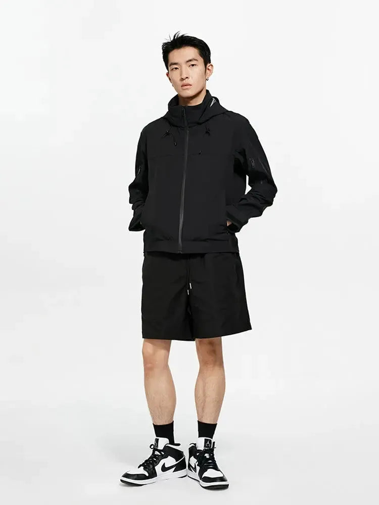 Seam-Sealed Hooded Rain Jacket