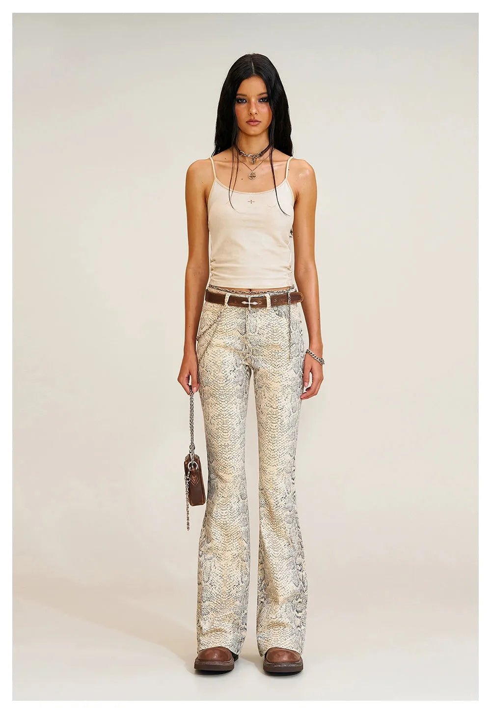 COMPASS Classic Storm Denim Flare Pants