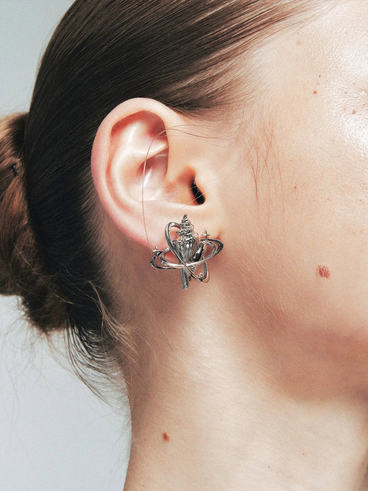 Seashell Star Stud Earrings