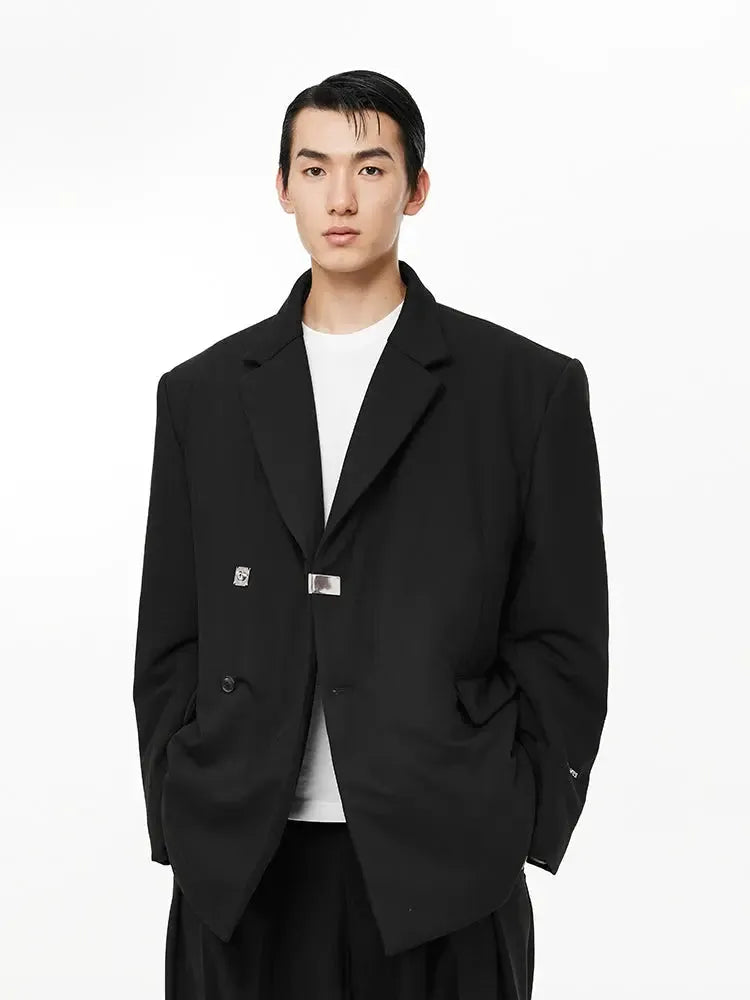 Double-Breasted Suit Jacket