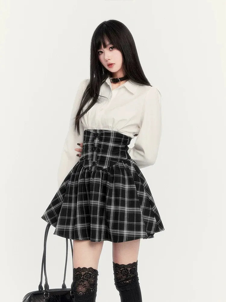Waist-Cinching Long Sleeve Shirt