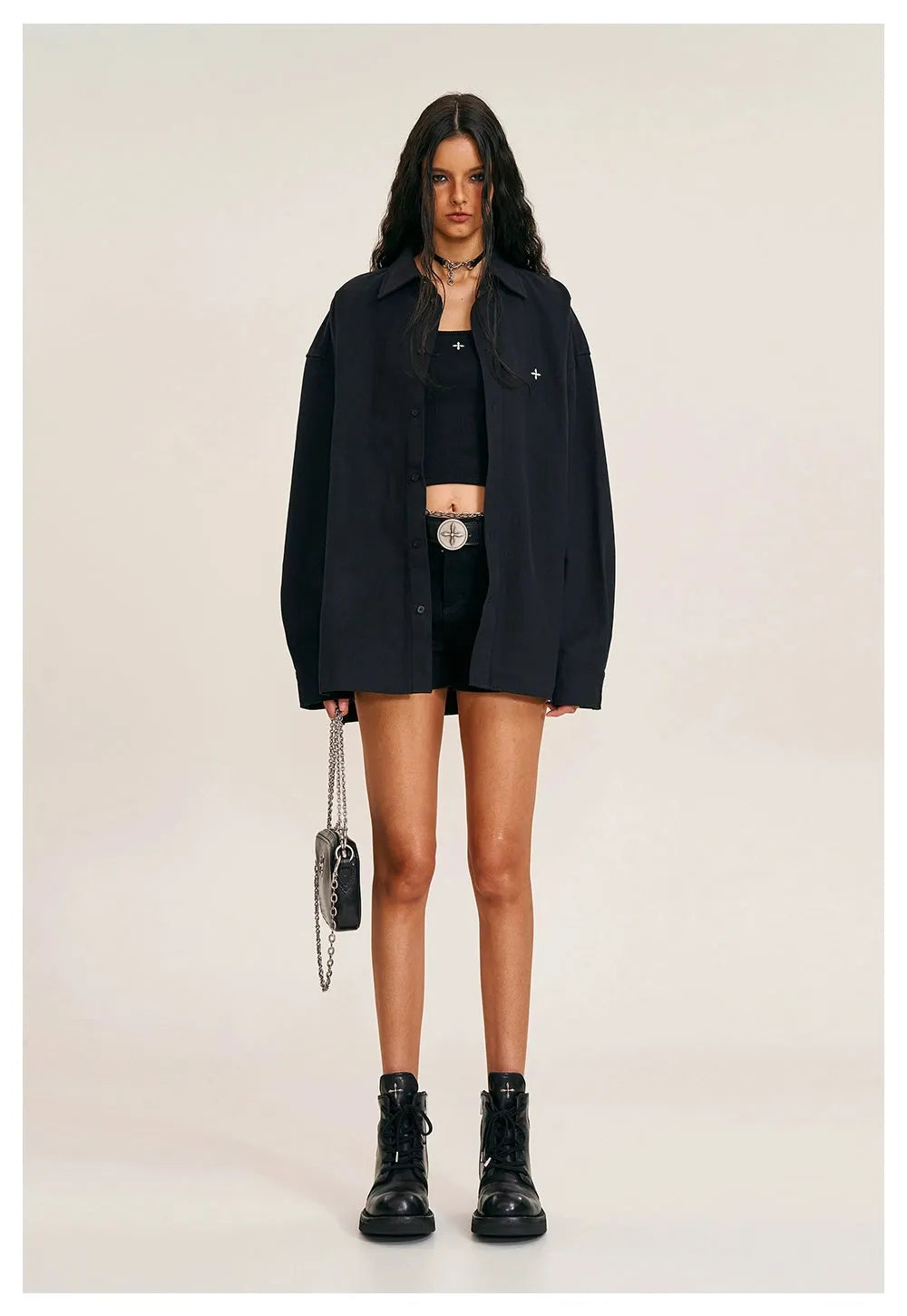 Cross Giant Oversized Utility Shirt