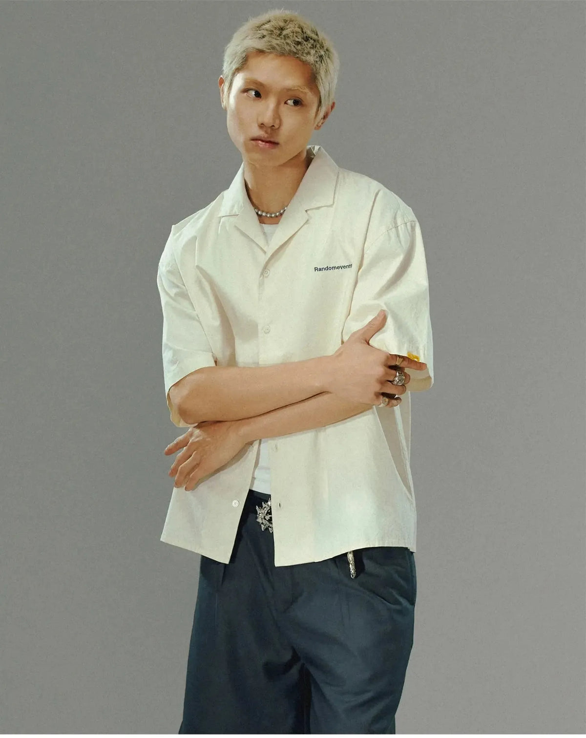 Beige Printed Shirt