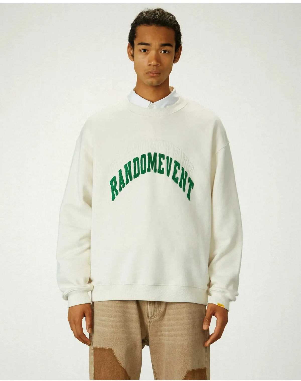 Logo Script Crewneck Sweater