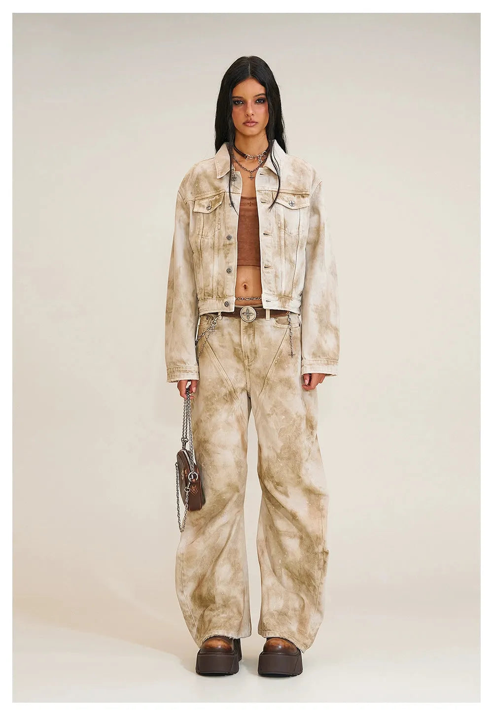 RAGE Wild Continent Curved Denim Pants