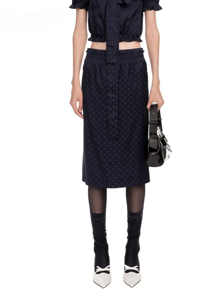 Versatile Waist Decoration Lace Skirt
