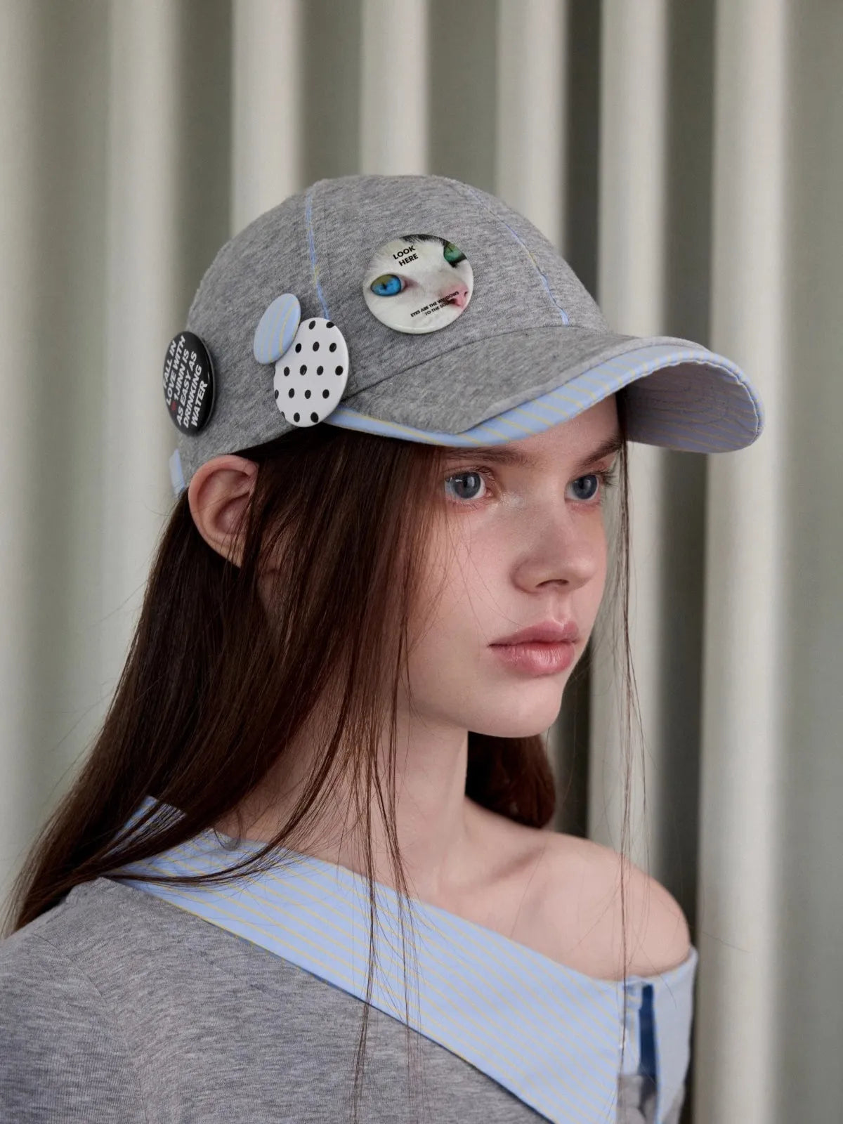 Plaid Patch Baseball Cap