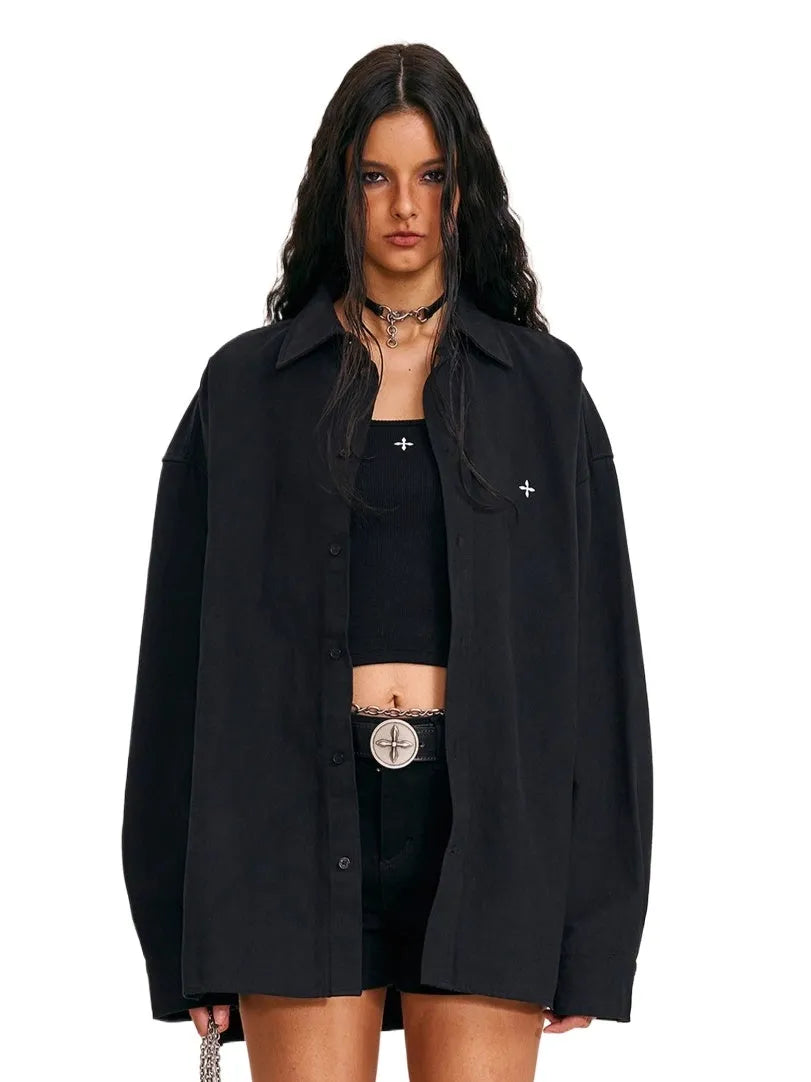 Cross Giant Oversized Utility Shirt