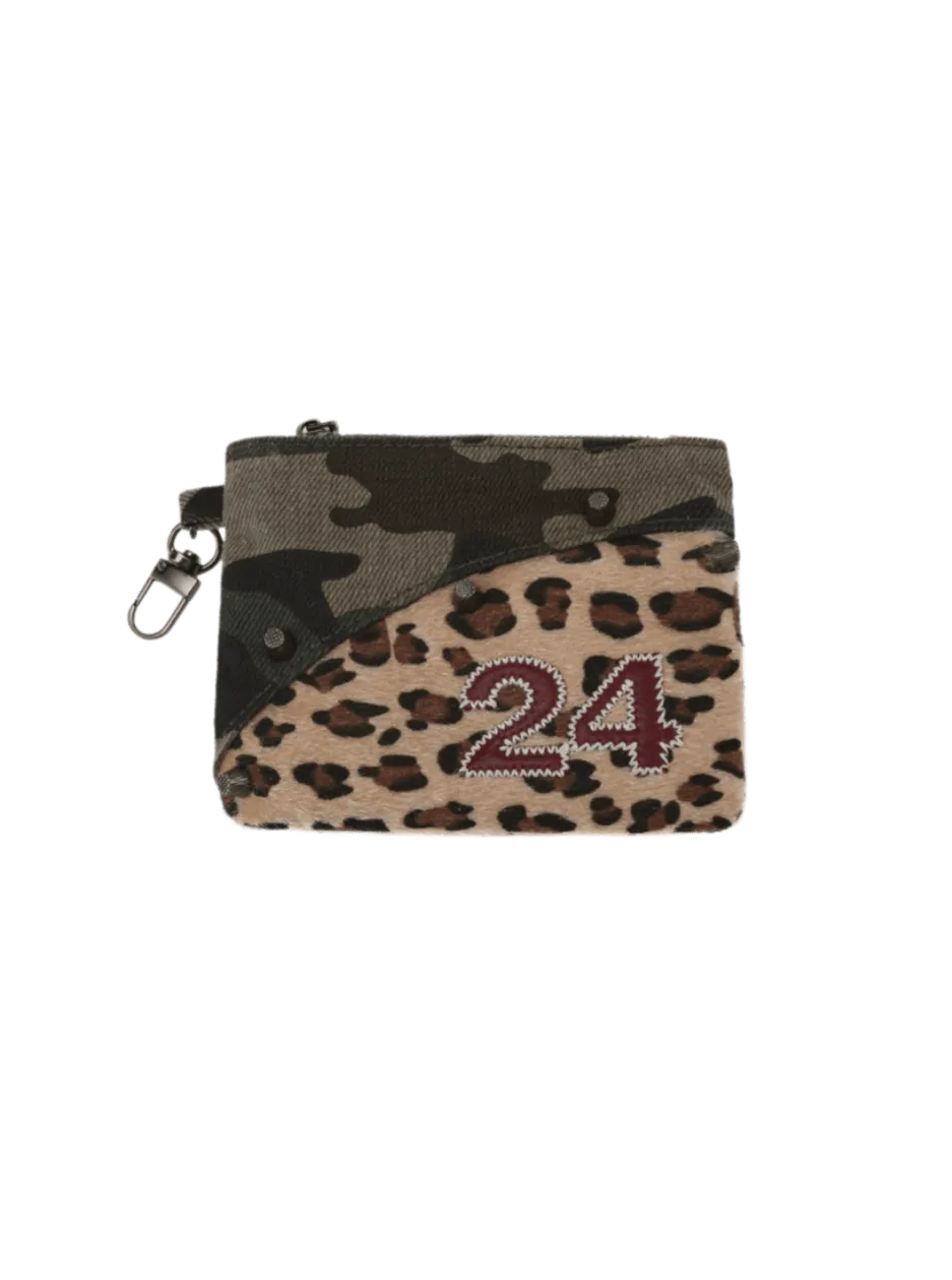 Camo Studded Grunge Card Holder