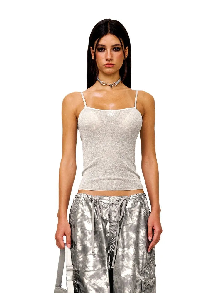 Elastic Sports Knit Sling Vest
