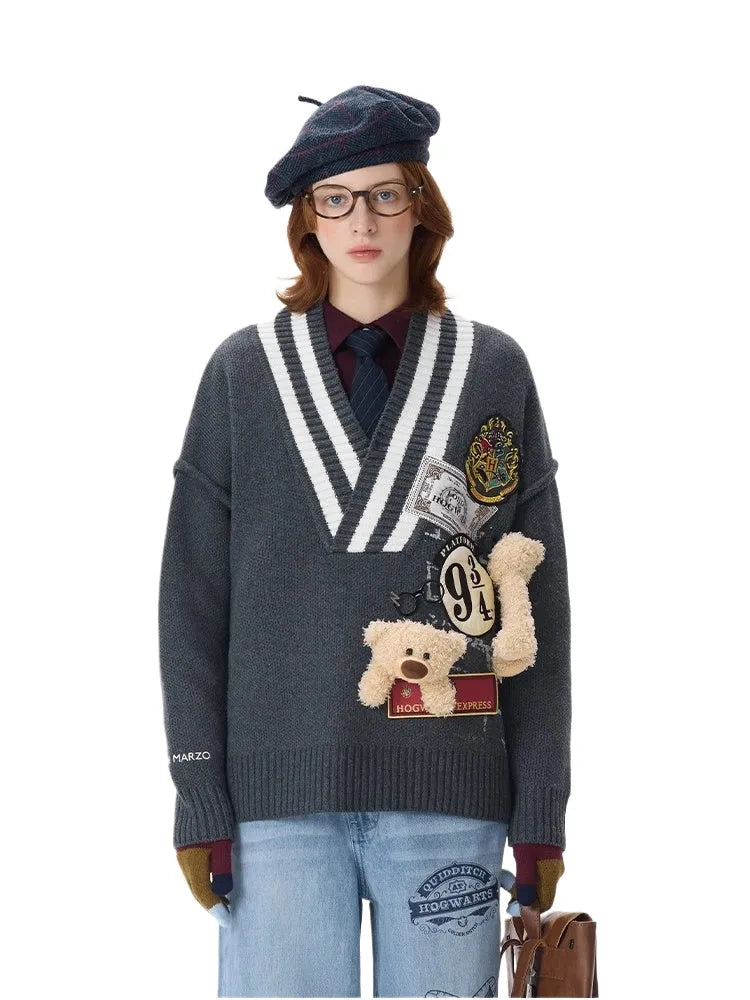 Platform 9¾ V-Neck Sweater