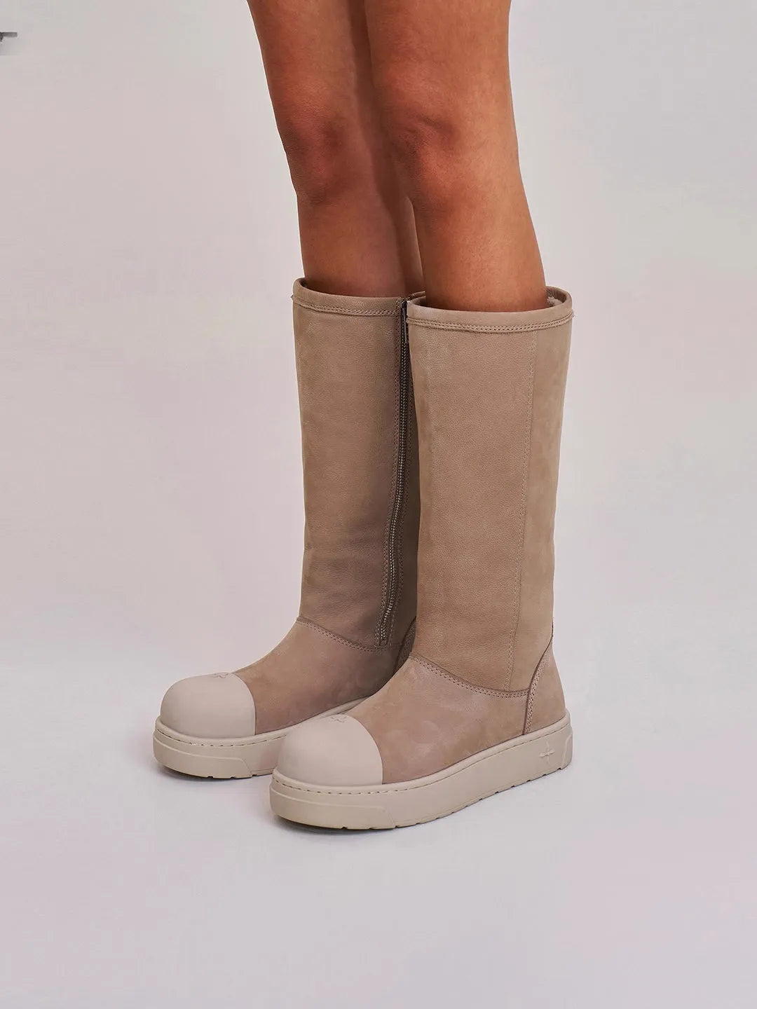 Cross Relic Sherpa Leather Mountain Boots